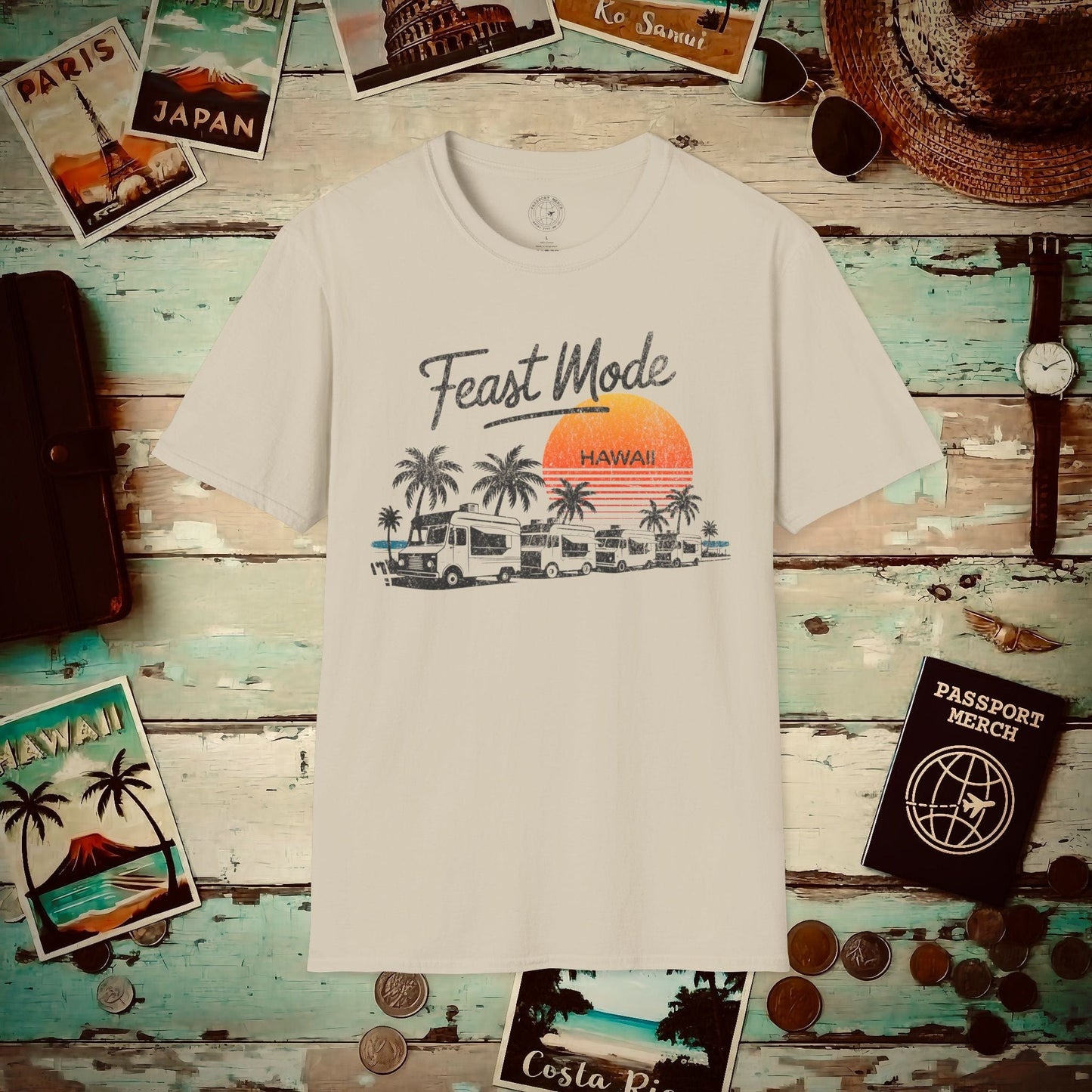 Food Truck Feast Mode, Hawaii T-Shirt Sand / S