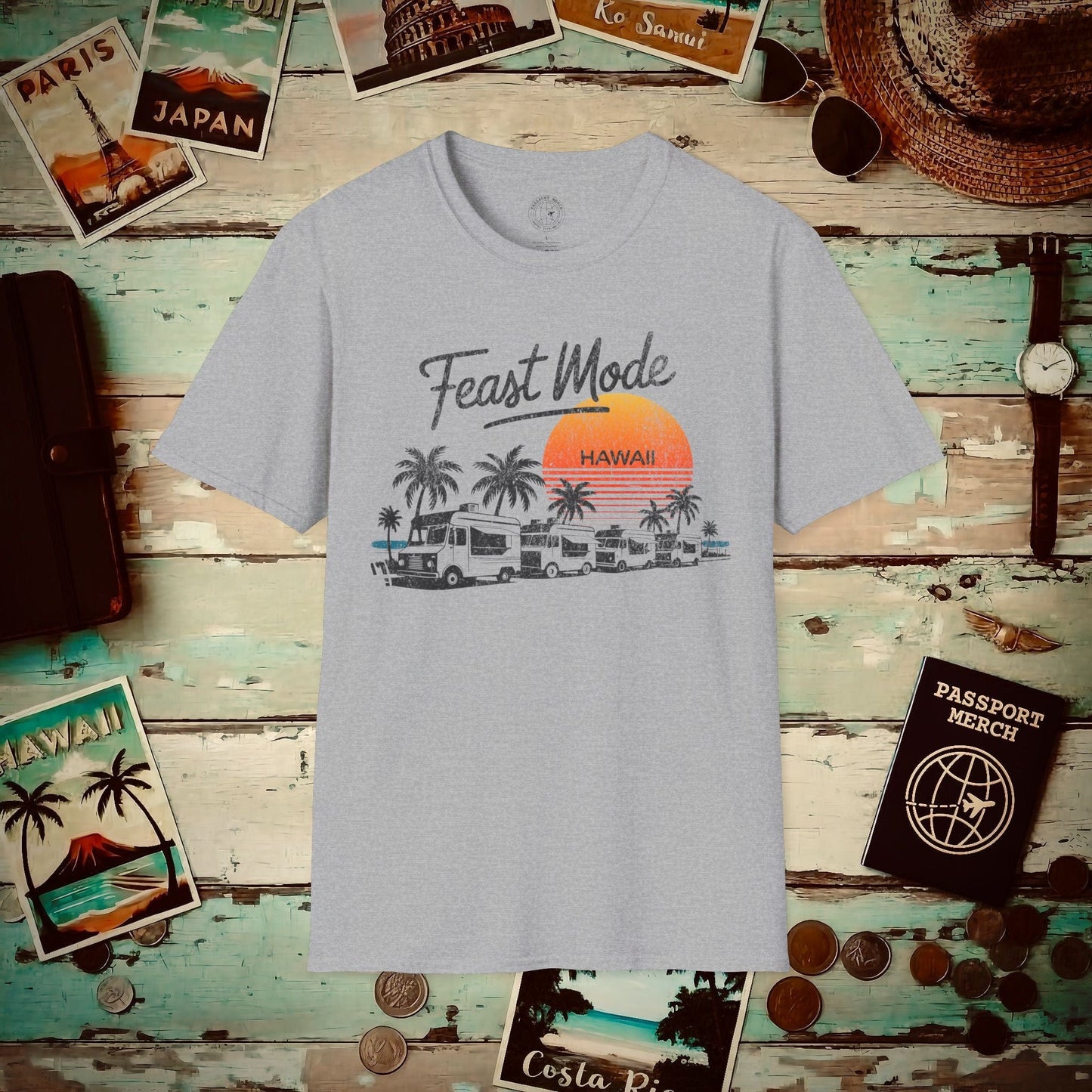 Food Truck Feast Mode, Hawaii T-Shirt Sport Grey / S
