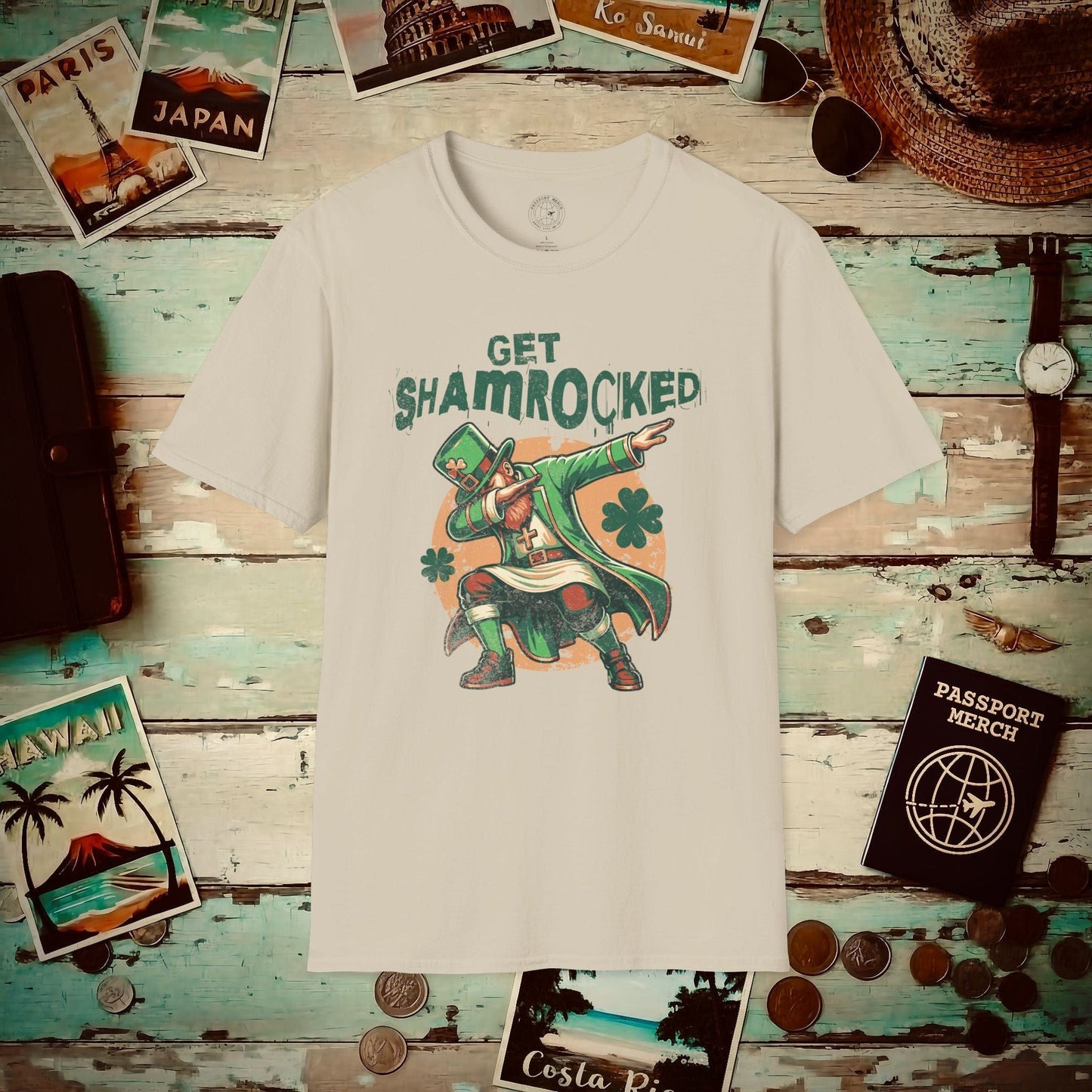 Get Shamrocked, Ireland T-Shirt Sand / S