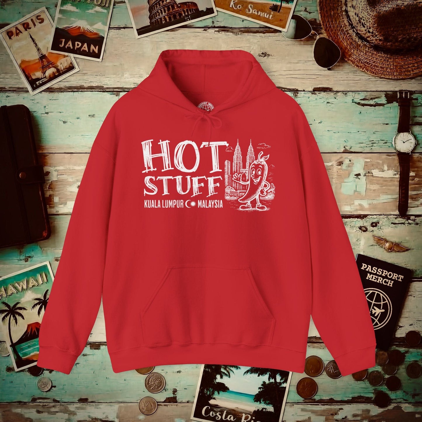 Hot Stuff, Kuala Lumpur, Malaysia Hoodie Red / S