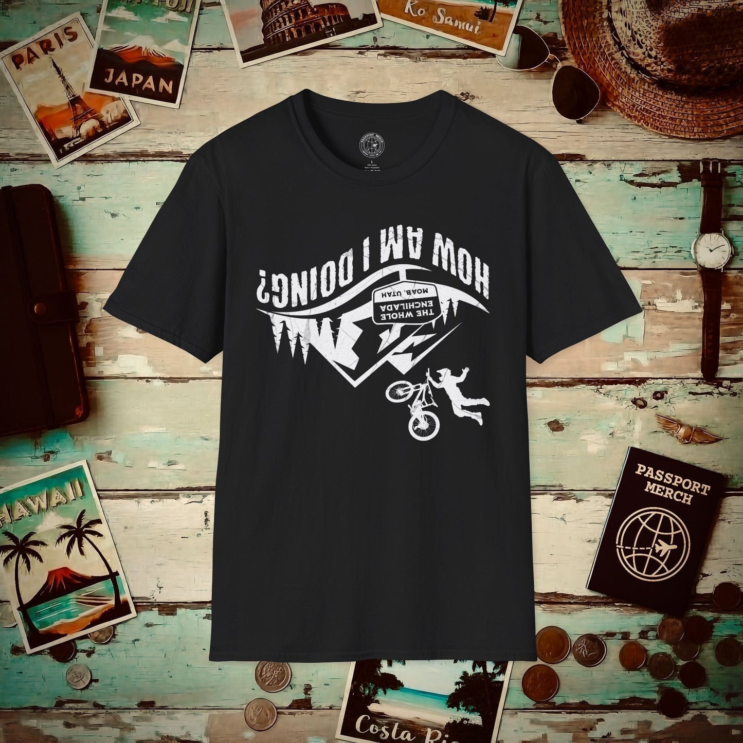 How am I doing? The Whole Enchilada, Moab, Utah Shredder T-Shirt Black / S