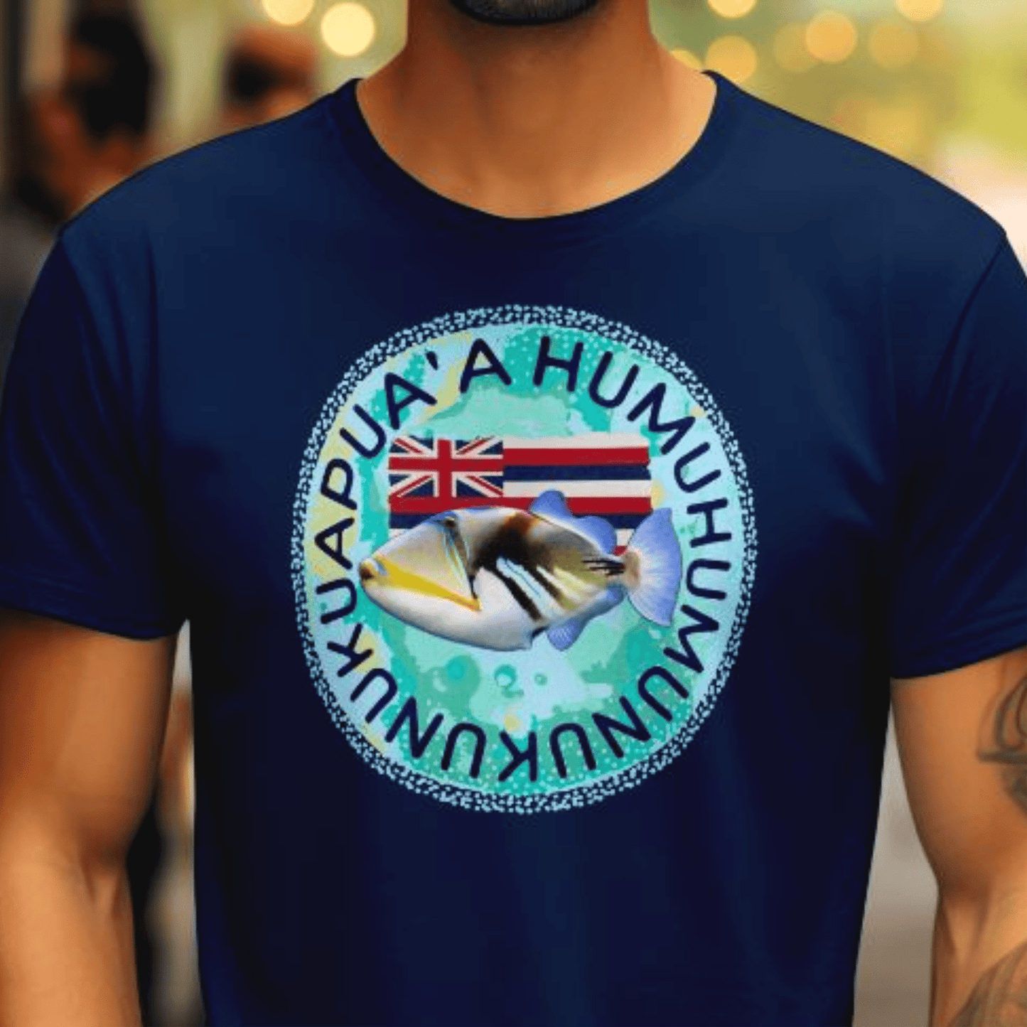 Humuhumunukunukuapua'a, Hawaii T-Shirt Navy / S