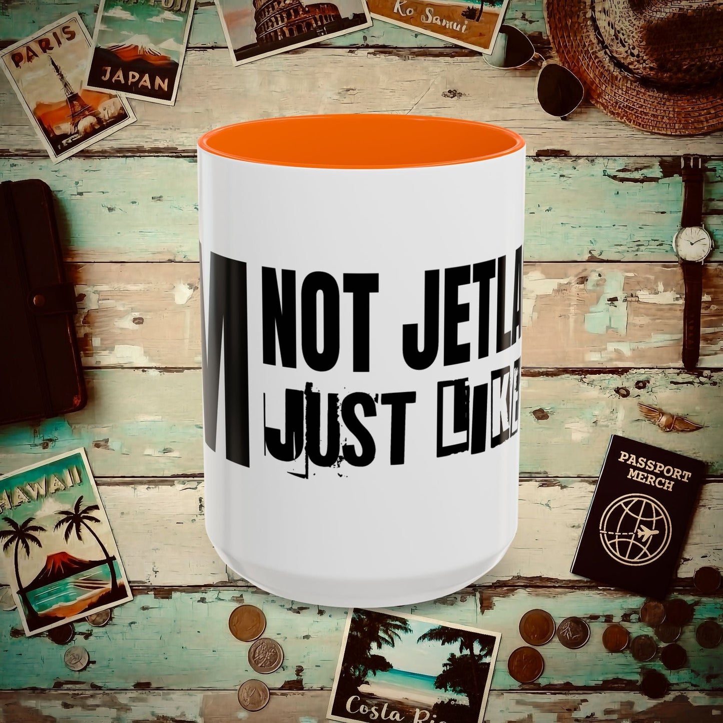 I'm Not Jetlagged 15oz Mug Orange / 15oz