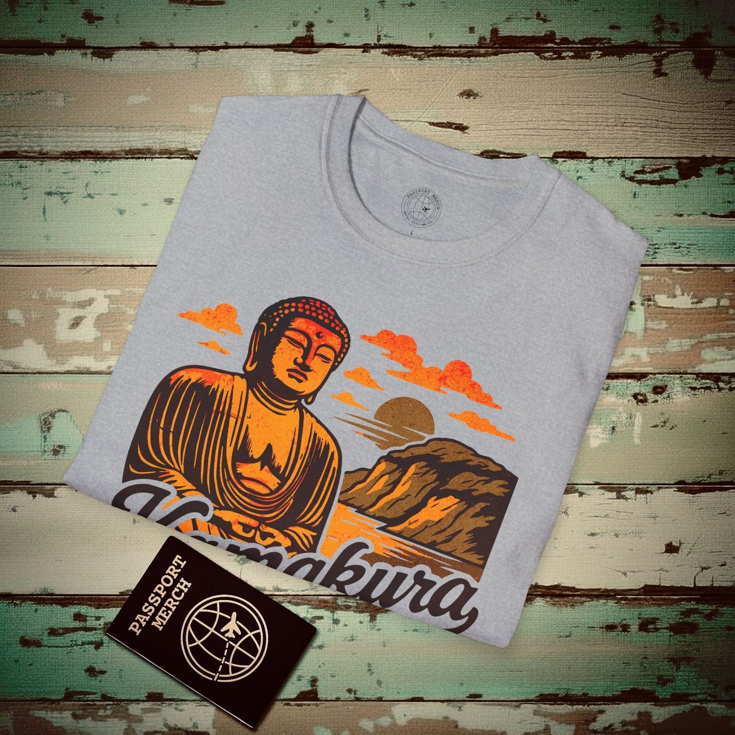 Kamakura, Japan - 80's Vintage T-Shirt Sport Grey / S