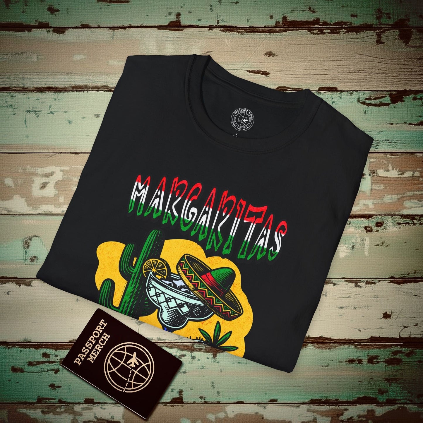 Margaritas Made Me Do It Mexico T-Shirt Black / S