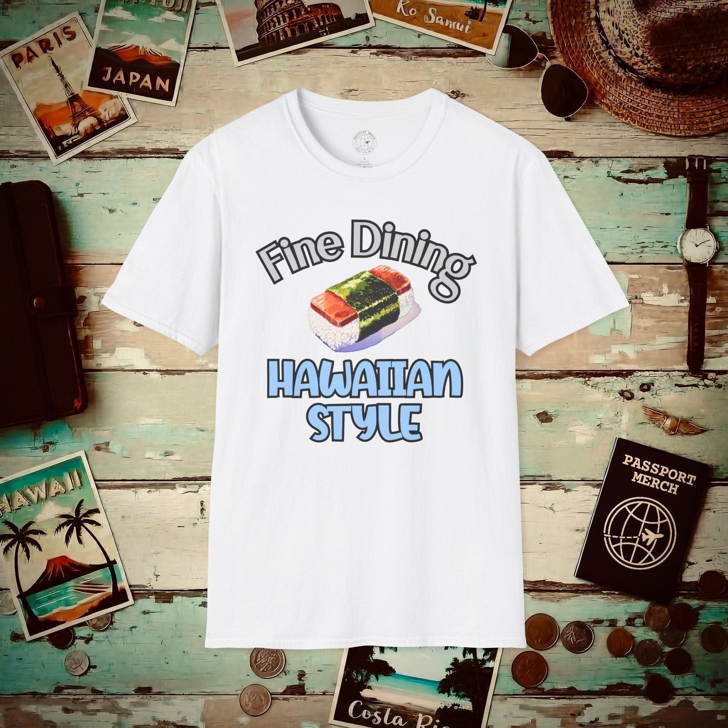 Musubi Fine Dining Hawaiian Style T-Shirt White / S