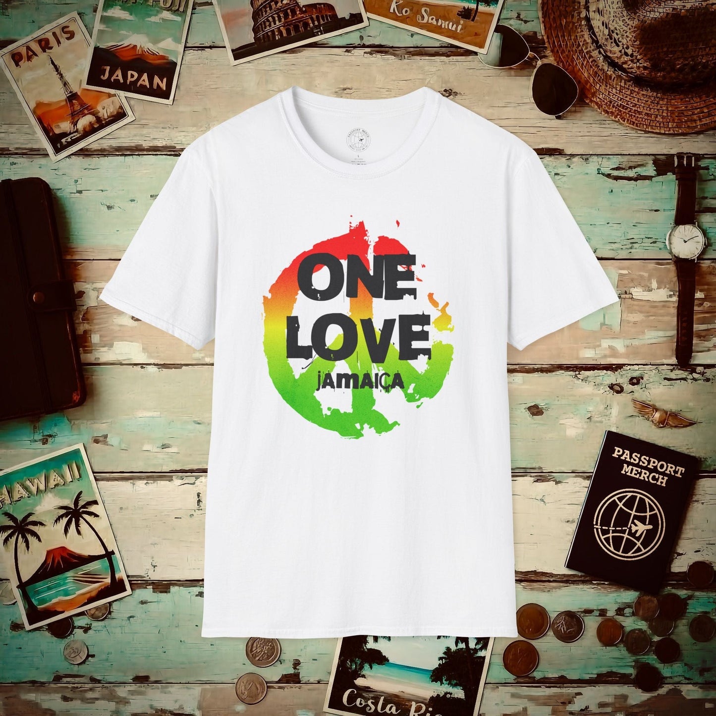 One Love, Jamaica T-Shirt White / S