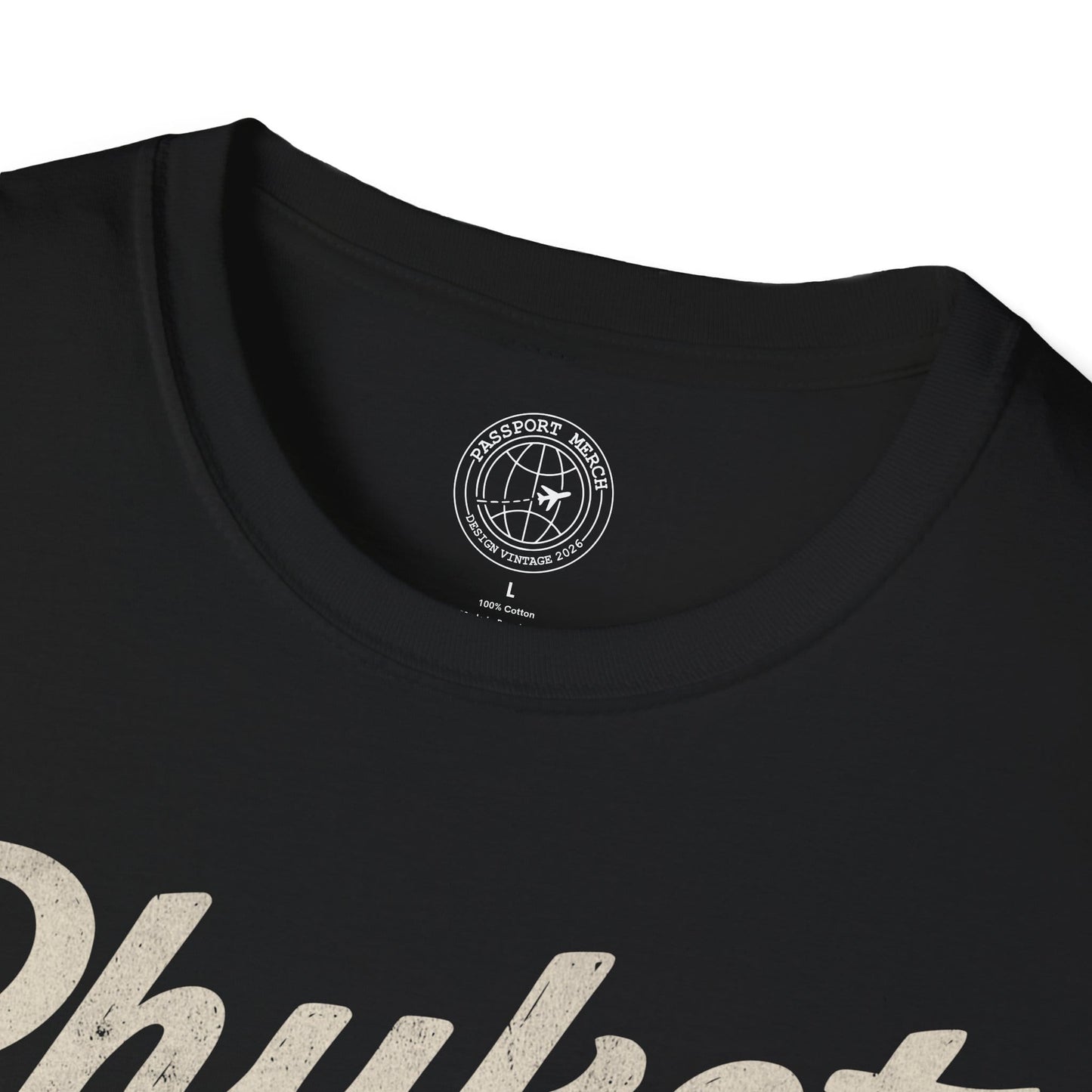 Phuket Vintage Monochrome, Thailand T-Shirt