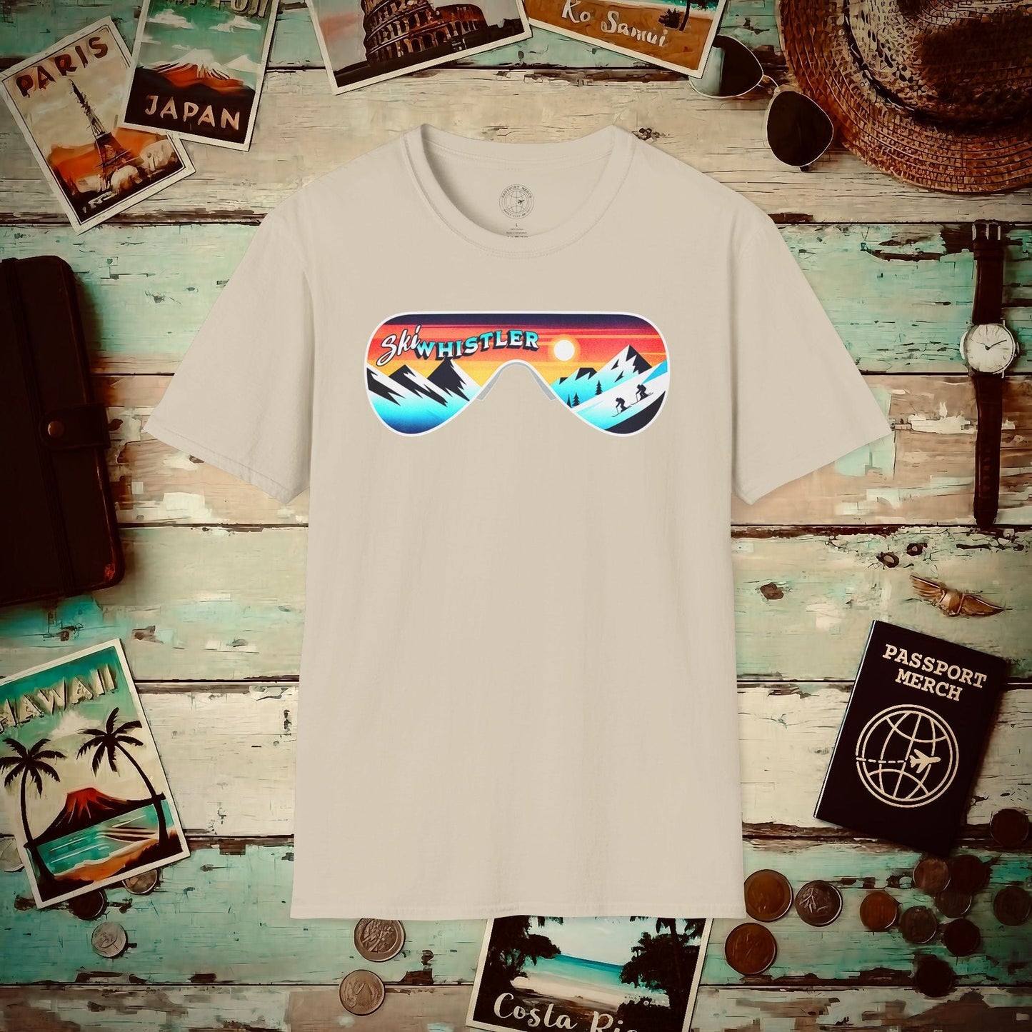 Ski Whistler Canada T-Shirt Sand / S