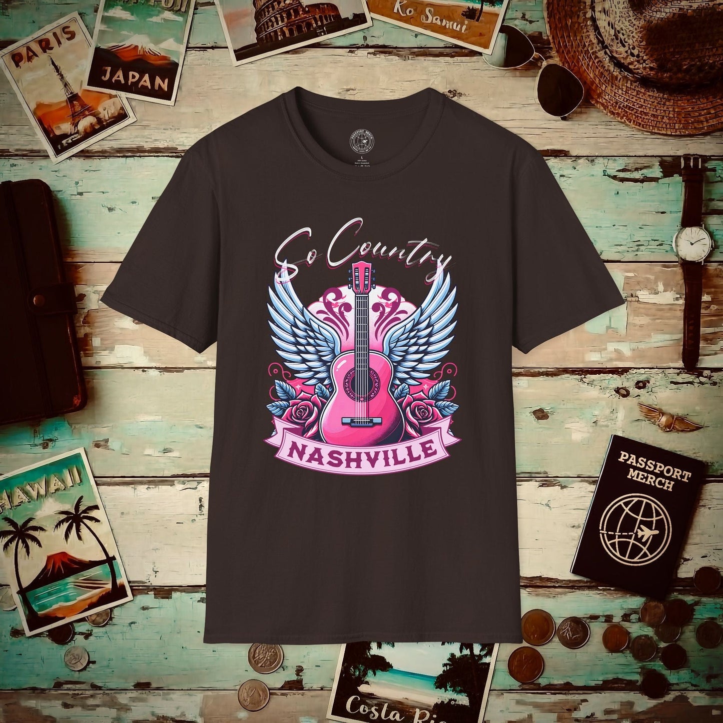 So Country, Nashville Tennessee T-Shirt Dark Chocolate / S