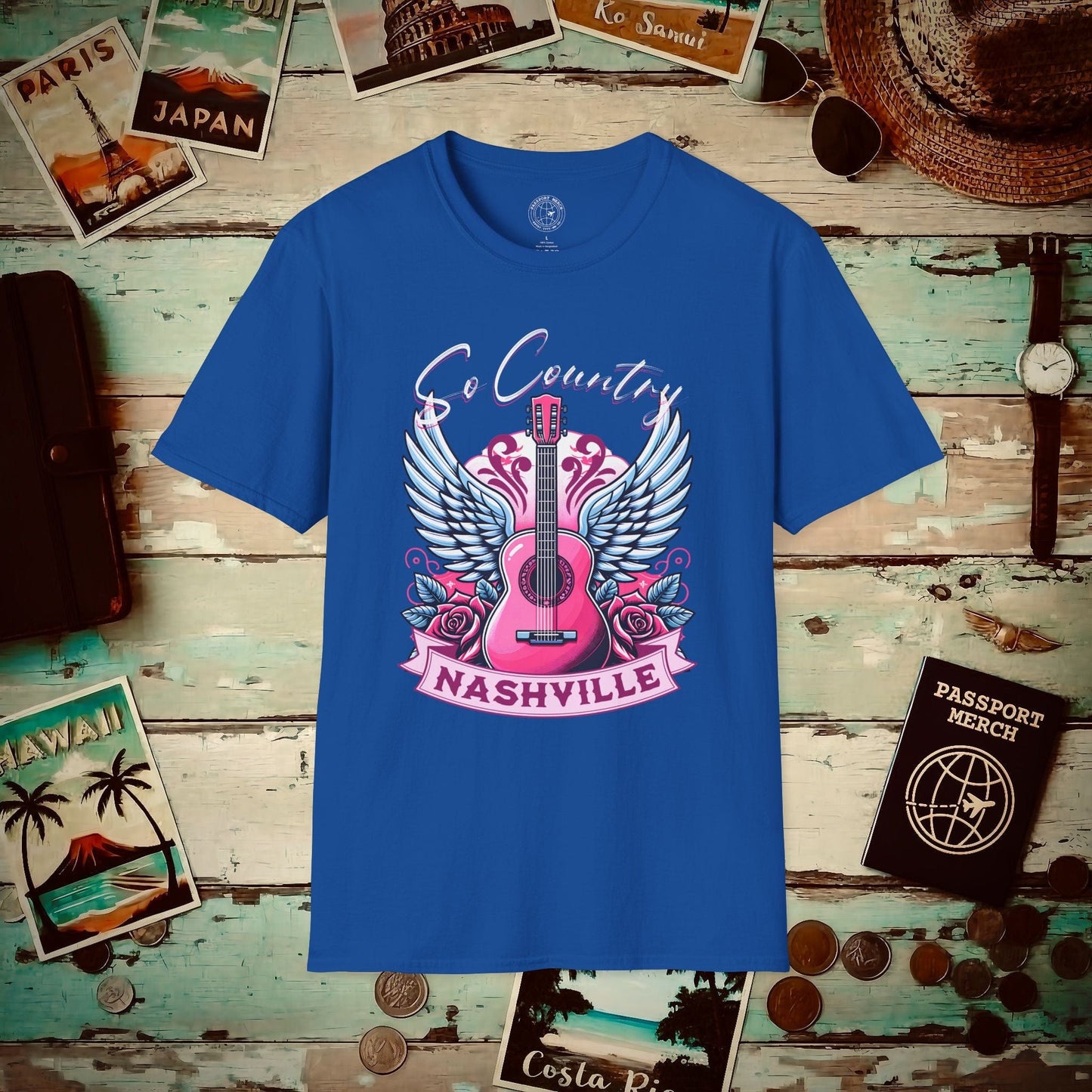 So Country, Nashville Tennessee T-Shirt Royal / S