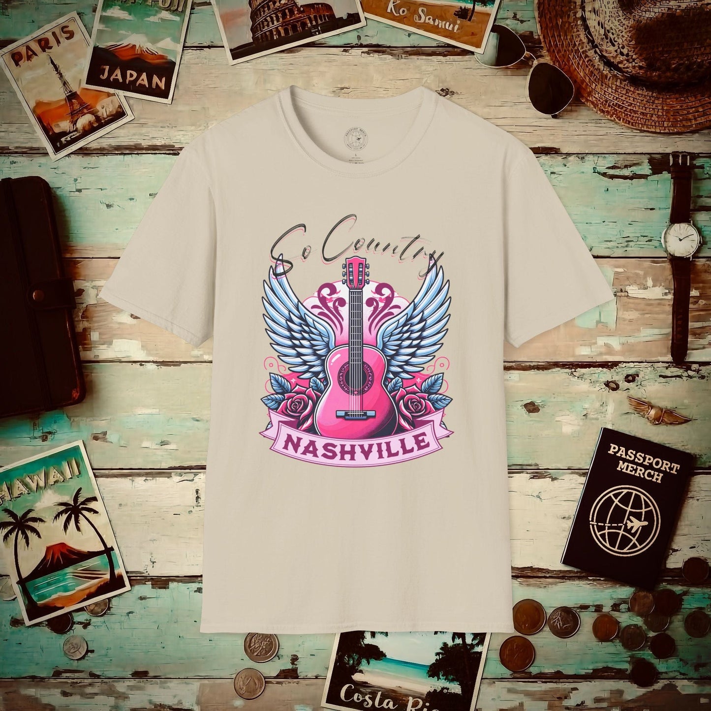 So Country, Nashville Tennessee T-Shirt Sand / S