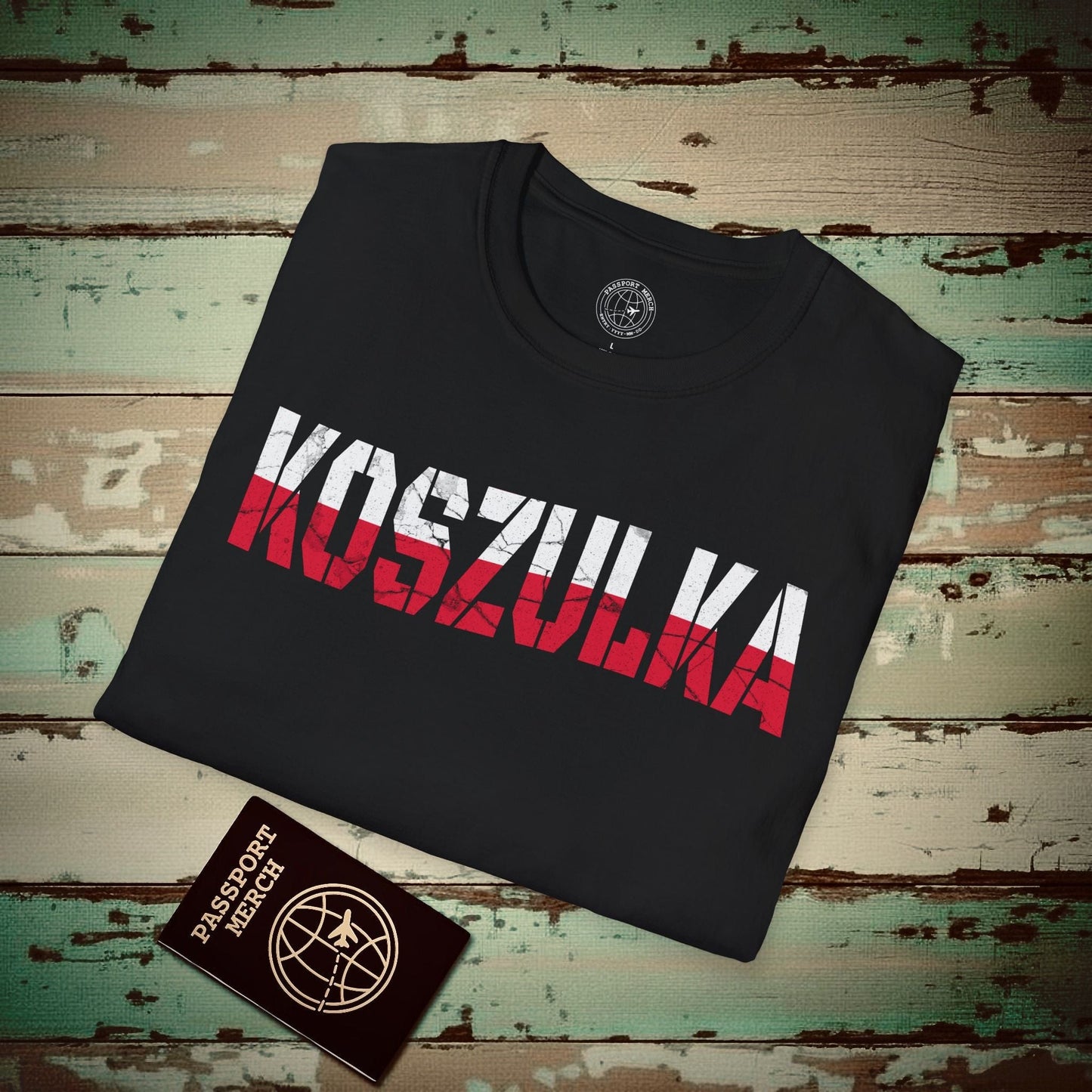 T-Shirt that says T-Shirt in Polish Black / S