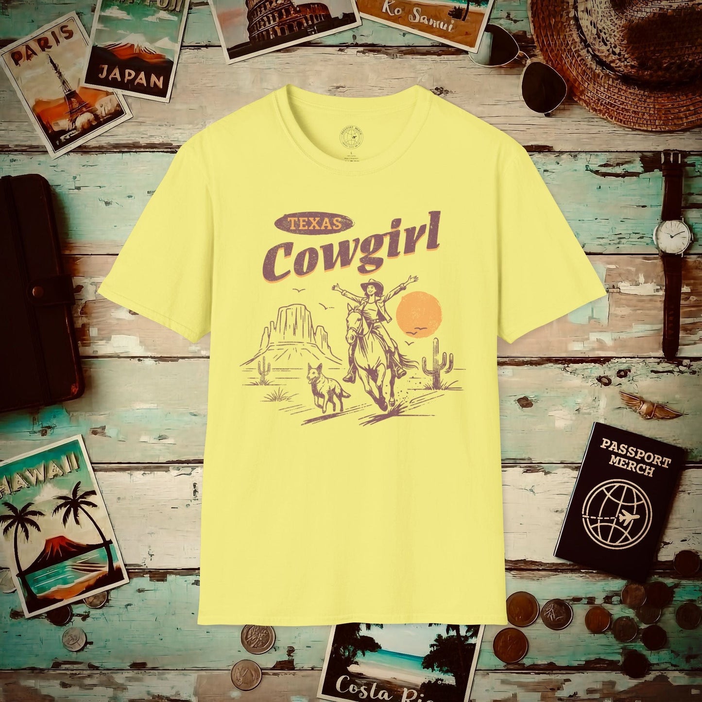 Texas Cowgirl T-Shirt Cornsilk / S