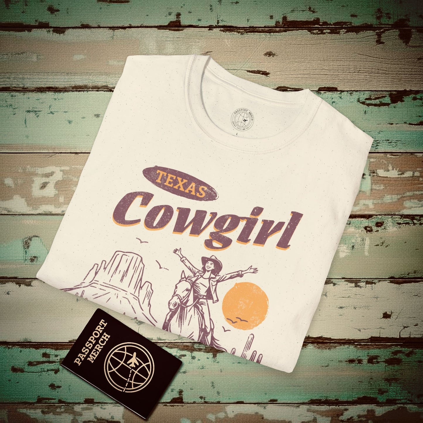 Texas Cowgirl T-Shirt Natural / S