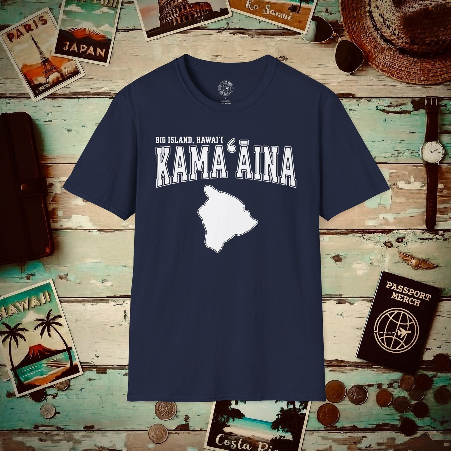 University (Kamaaina Edition), Big Island, Hawaii T-Shirt Navy / S