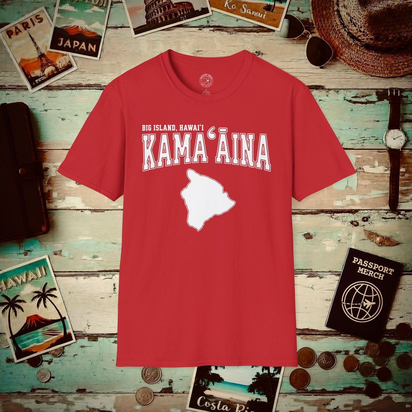 University (Kamaaina Edition), Big Island, Hawaii T-Shirt Red / S