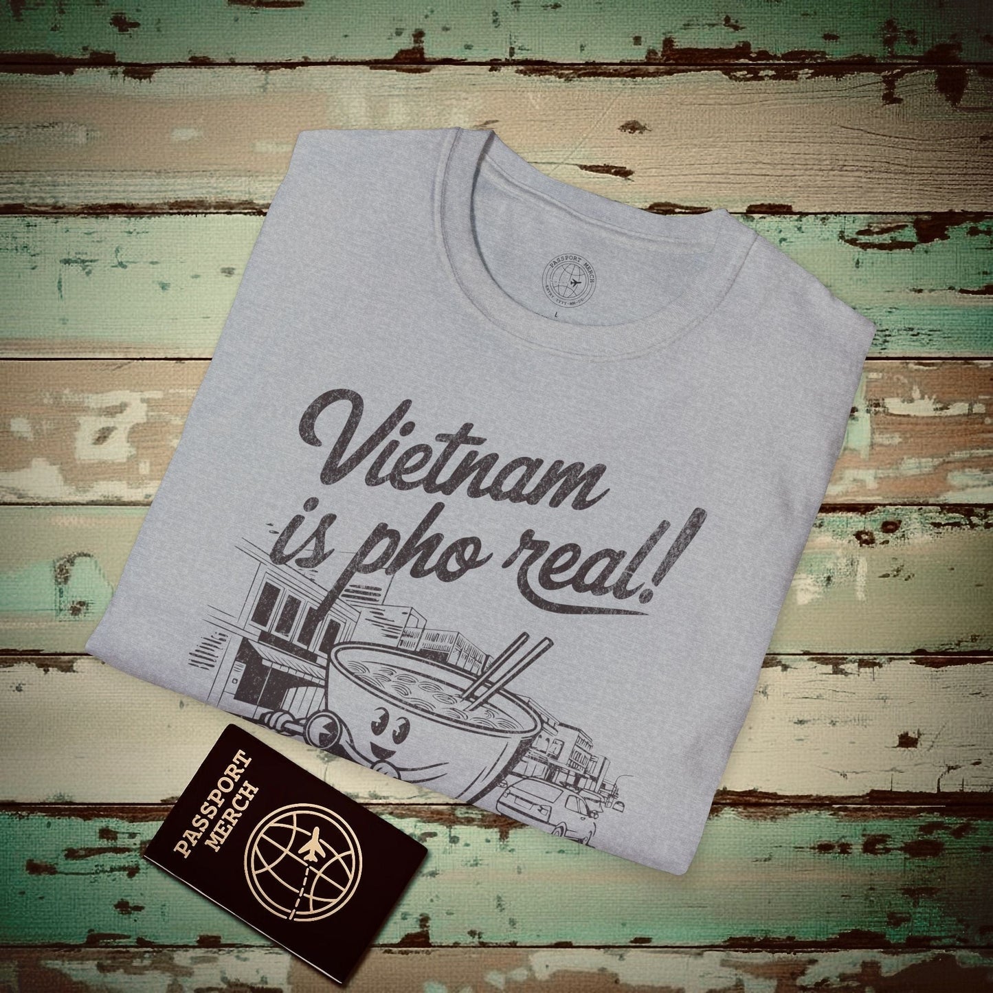 Vietnam is pho real! T-Shirt Sport Grey / S
