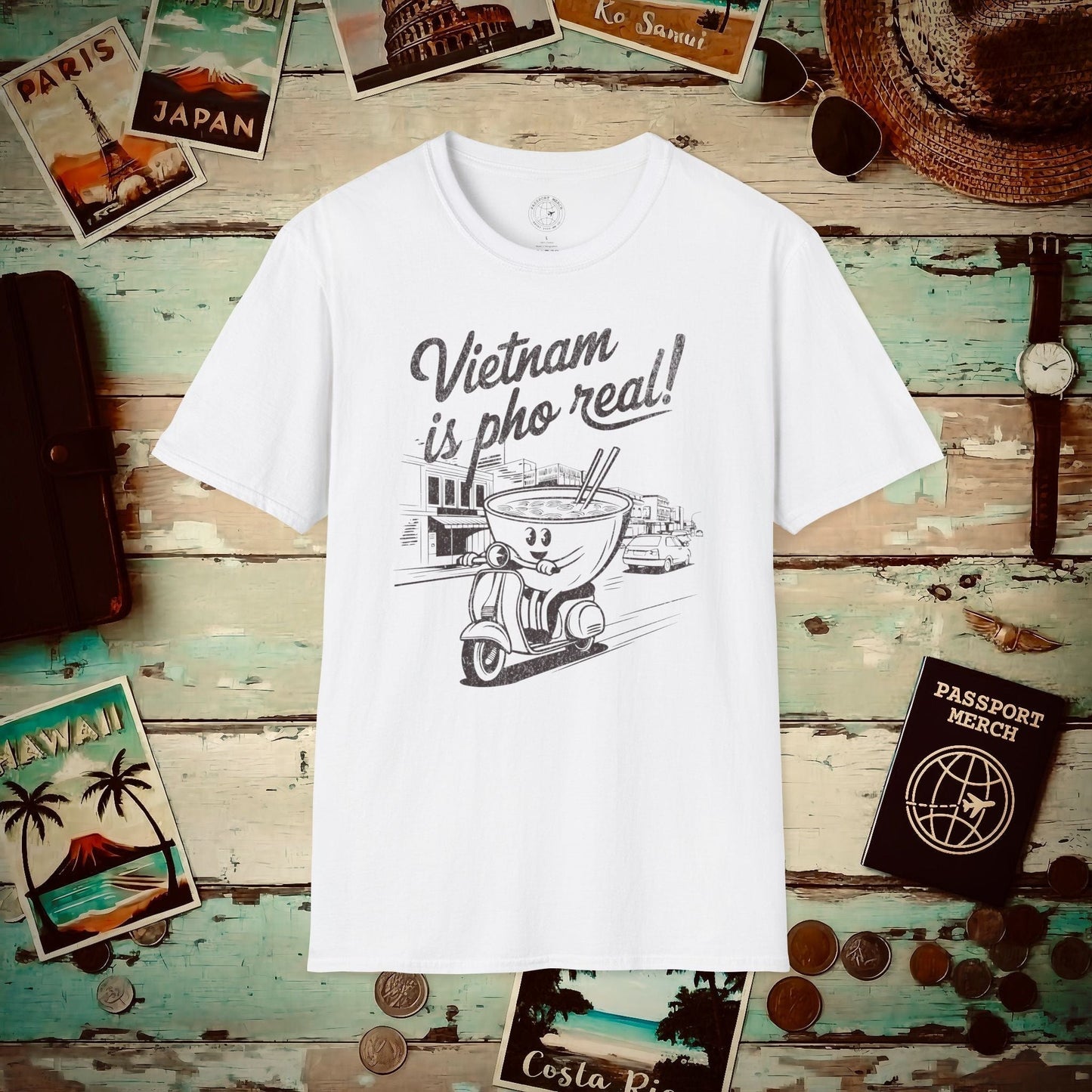 Vietnam is pho real! T-Shirt White / S