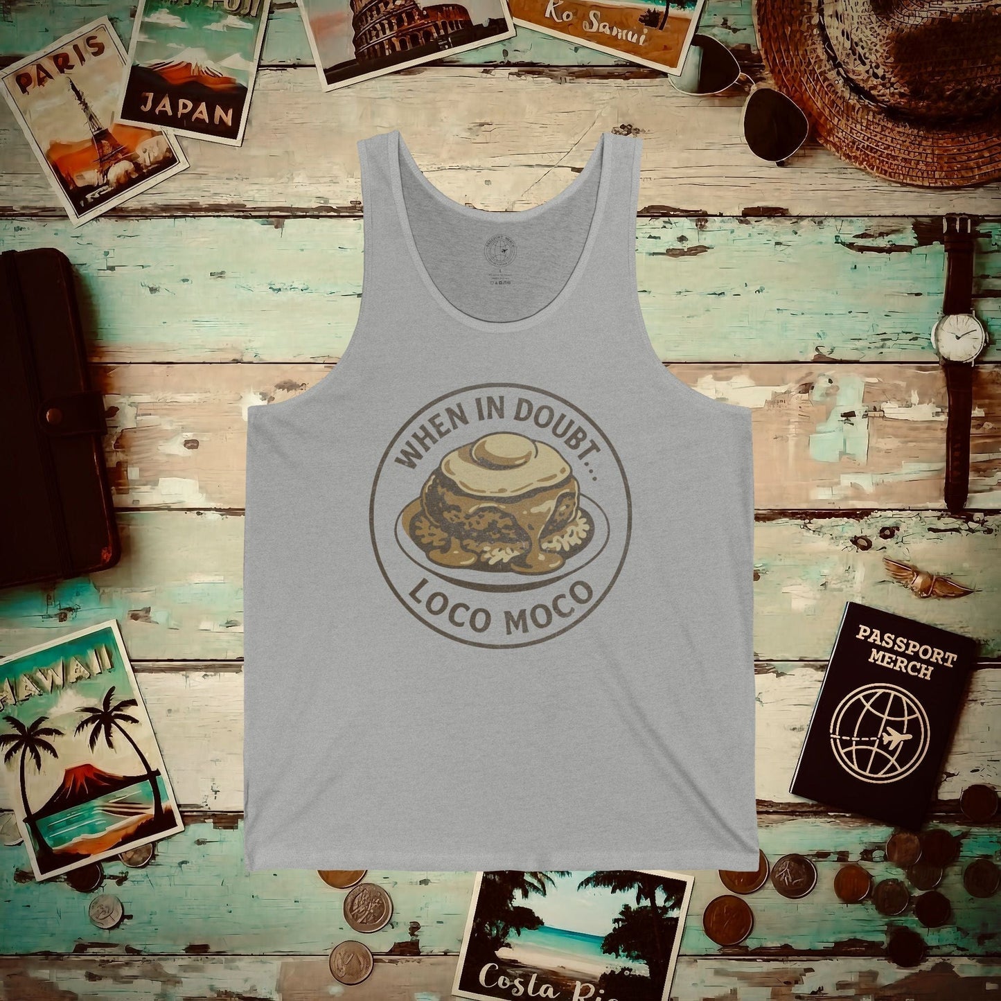 When in doubt... Loco Moco, Hawaii Tank Top Athletic Heather / XS