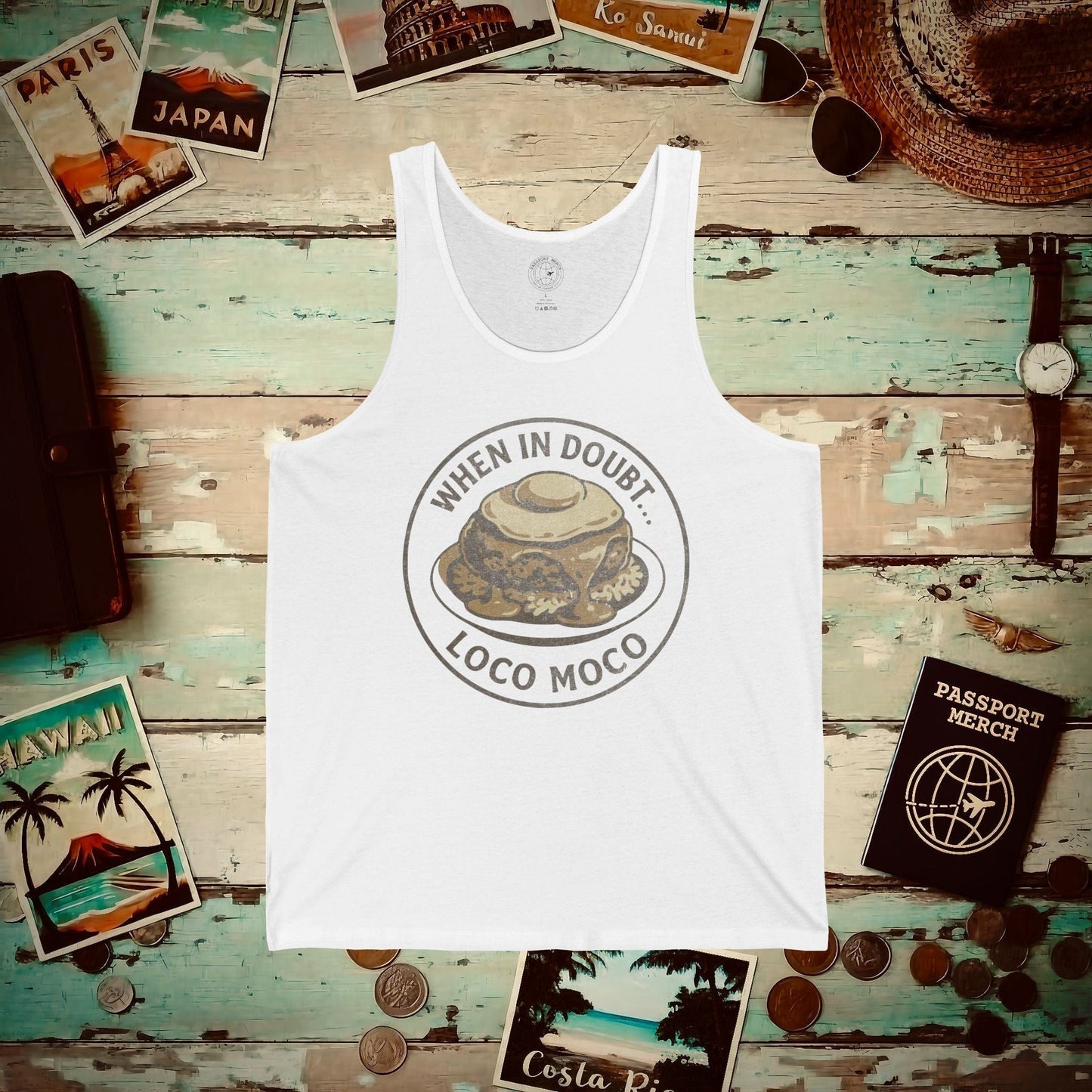 When in doubt... Loco Moco, Hawaii Tank Top White / XS