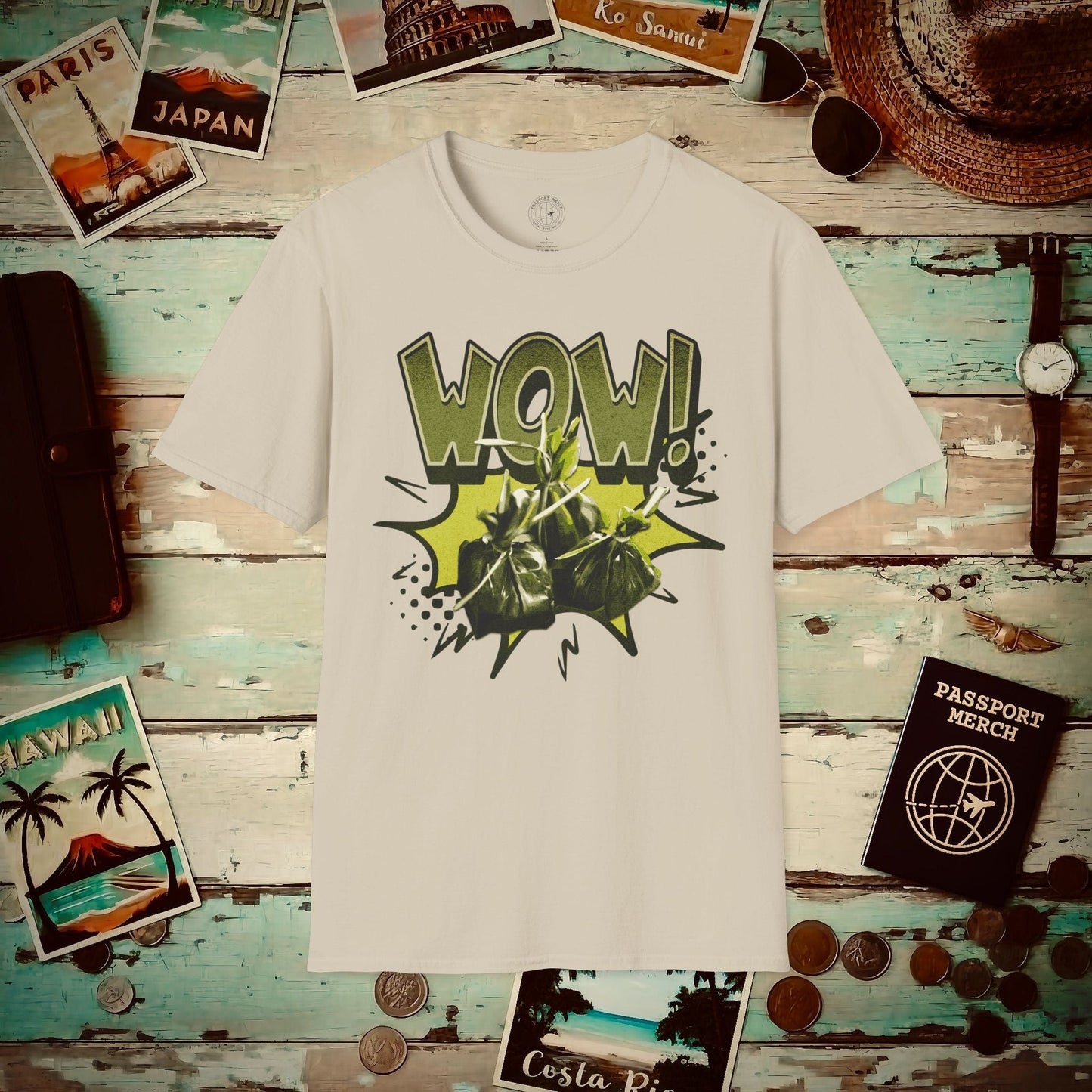 Wow Lau Lau, Hawaii T-Shirt Sand / S