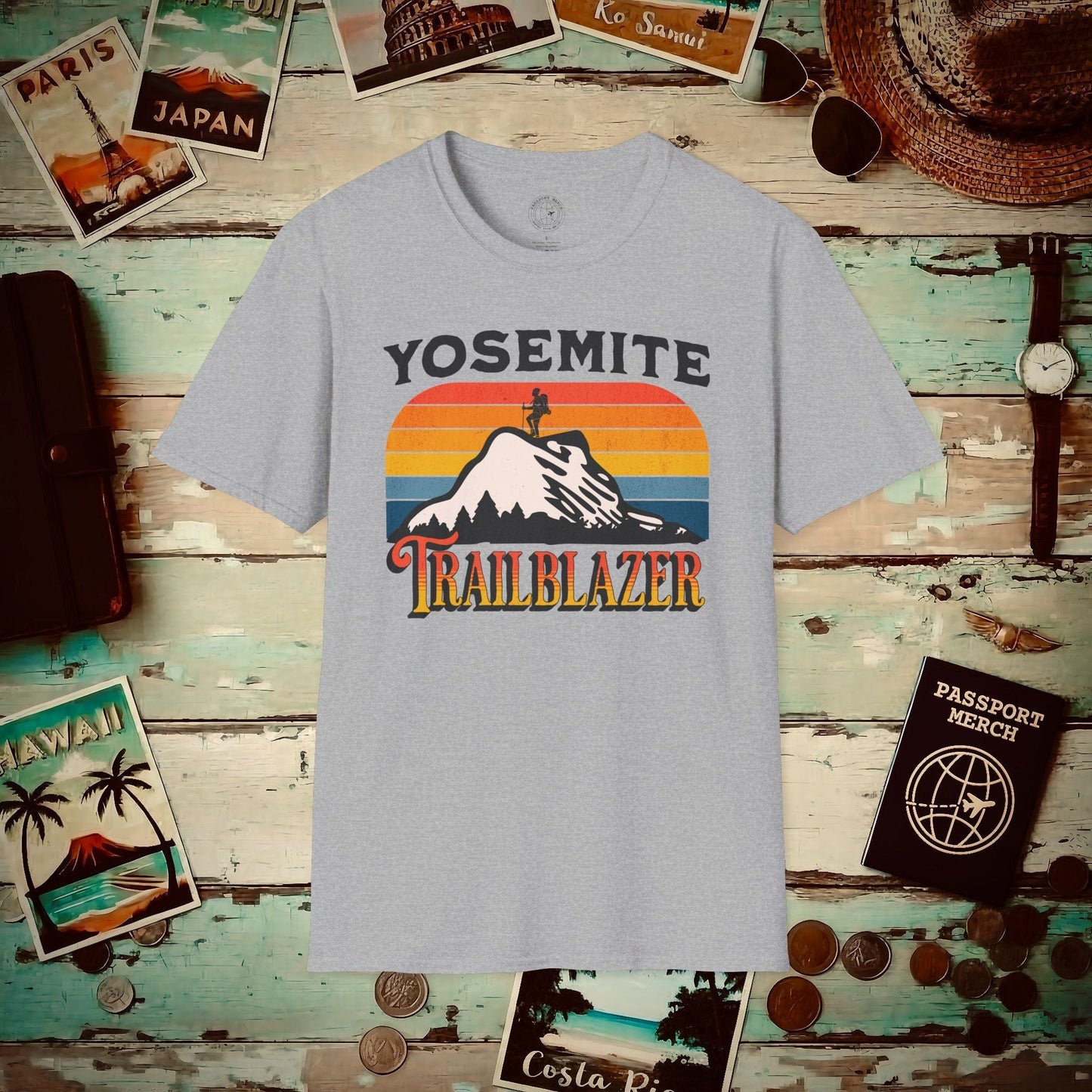 Yosemite Trailblazer California T-Shirt Sport Grey / S