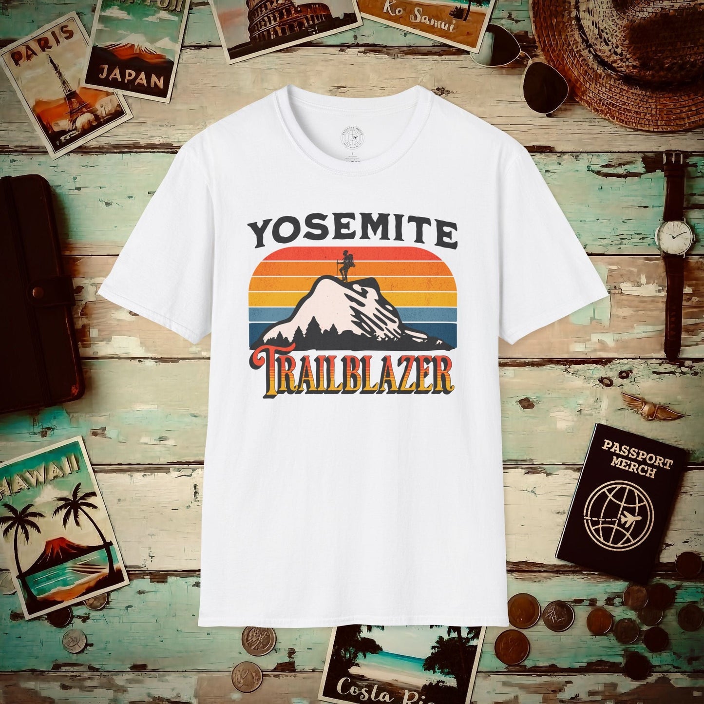 Yosemite Trailblazer California T-Shirt White / S