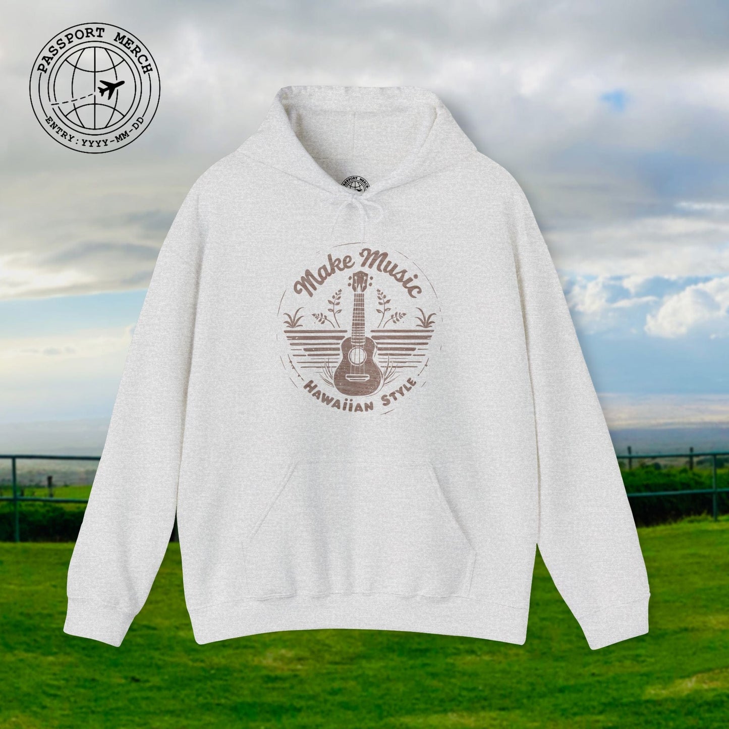 Make Music Hawaiian Style Hoodie