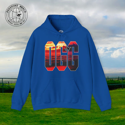 Airport Window Kahului Maui Hawaii OGG Hoodie