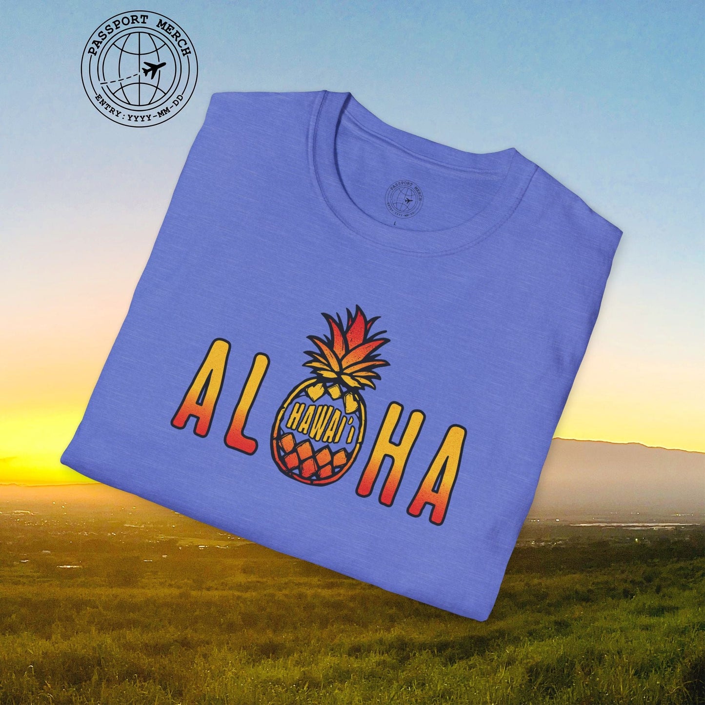 Aloha Pineapple Fire, Hawaii T-Shirt