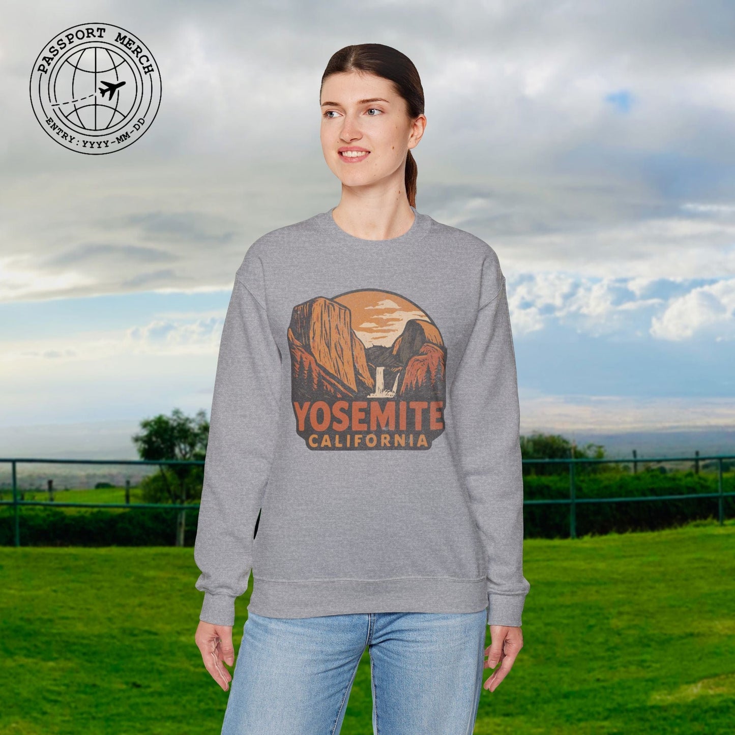 Yosemite, California - 80's Vintage Crewneck