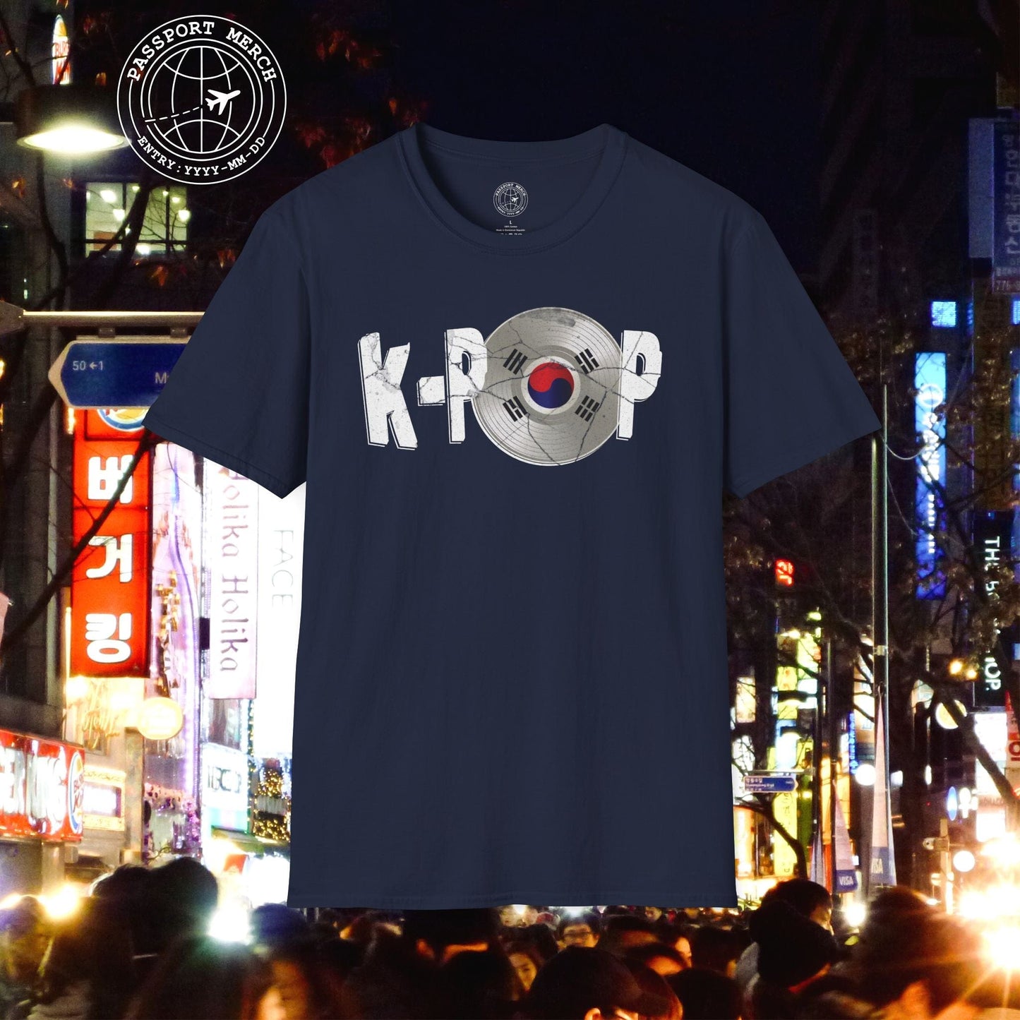 K-POP Vinyl, Korea T-Shirt