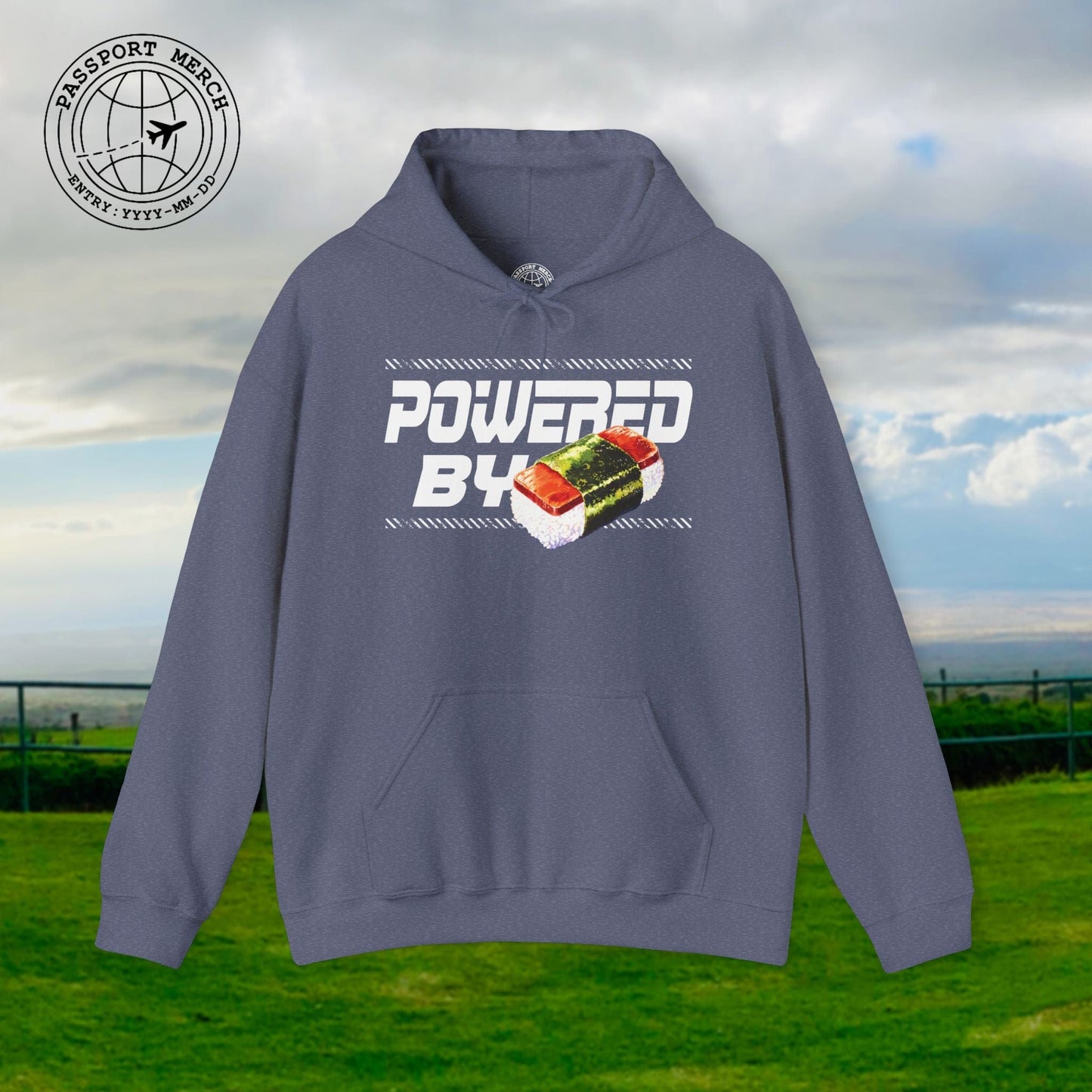 Powered By Musubi, Hawaii Hoodie