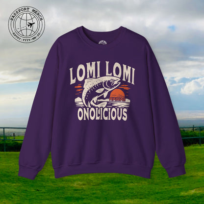 Onolicious Lomi Lomi Salmon, Hawaii Crewneck