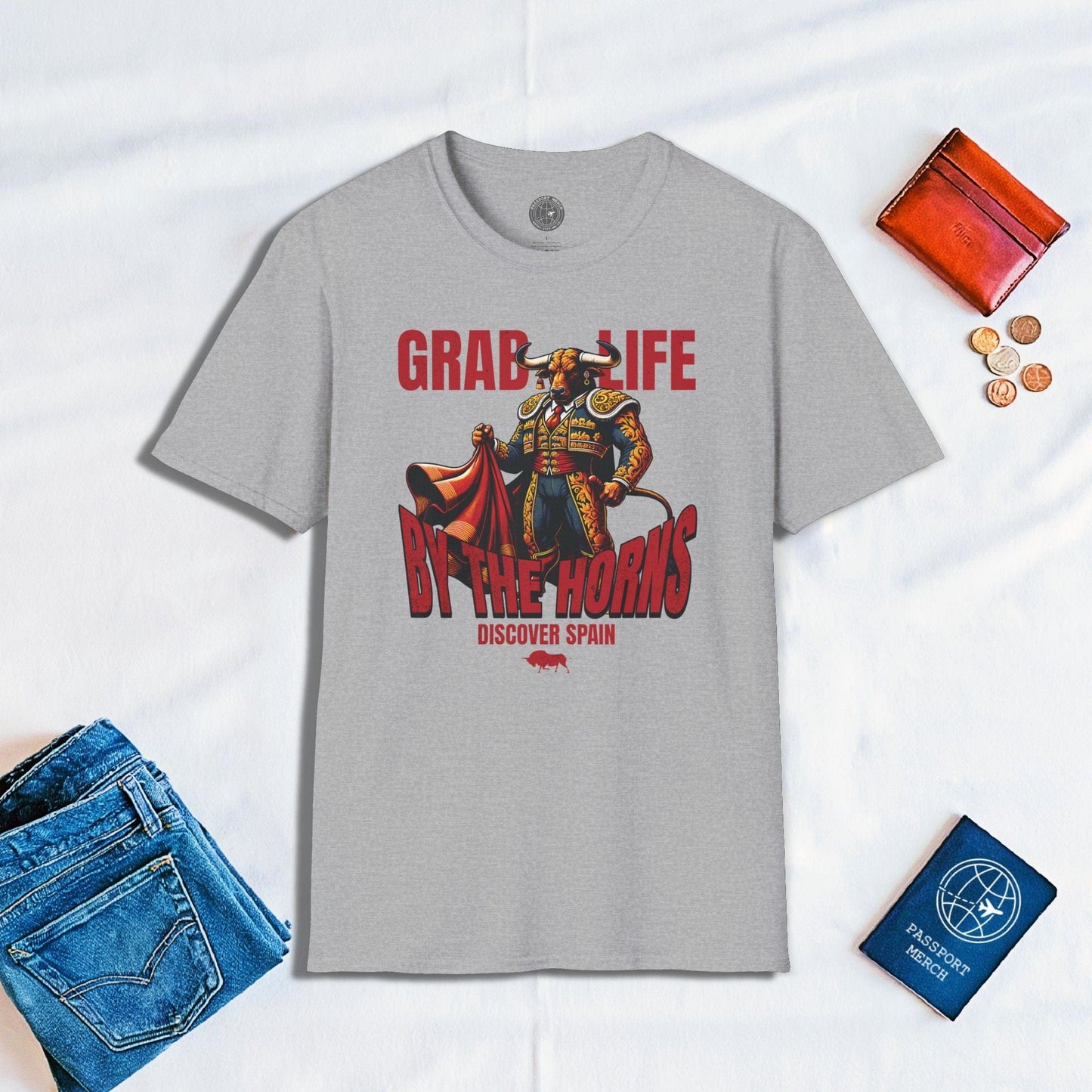 Grab Life By The Horns, Discover Spain T-Shirt