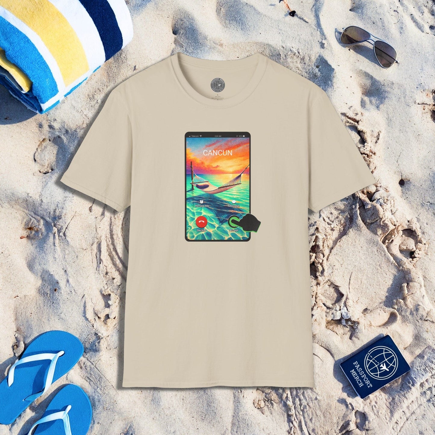 Cancun is calling. Accept. Mexico T-Shirt