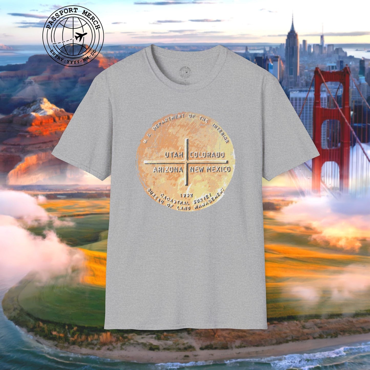 Four Corners - Utah, Colorado, Arizona, New Mexico T-Shirt