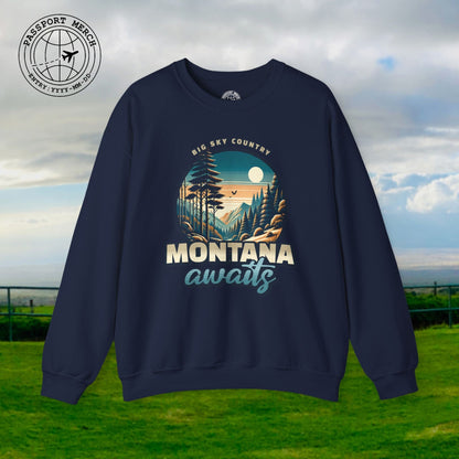 Big Sky Country Montana Crewneck