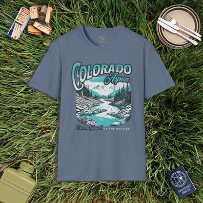 Aspen Crown Jewel of the Rockies Colorado T-Shirt