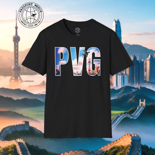 Airport Window Shanghai China PVG T-Shirt