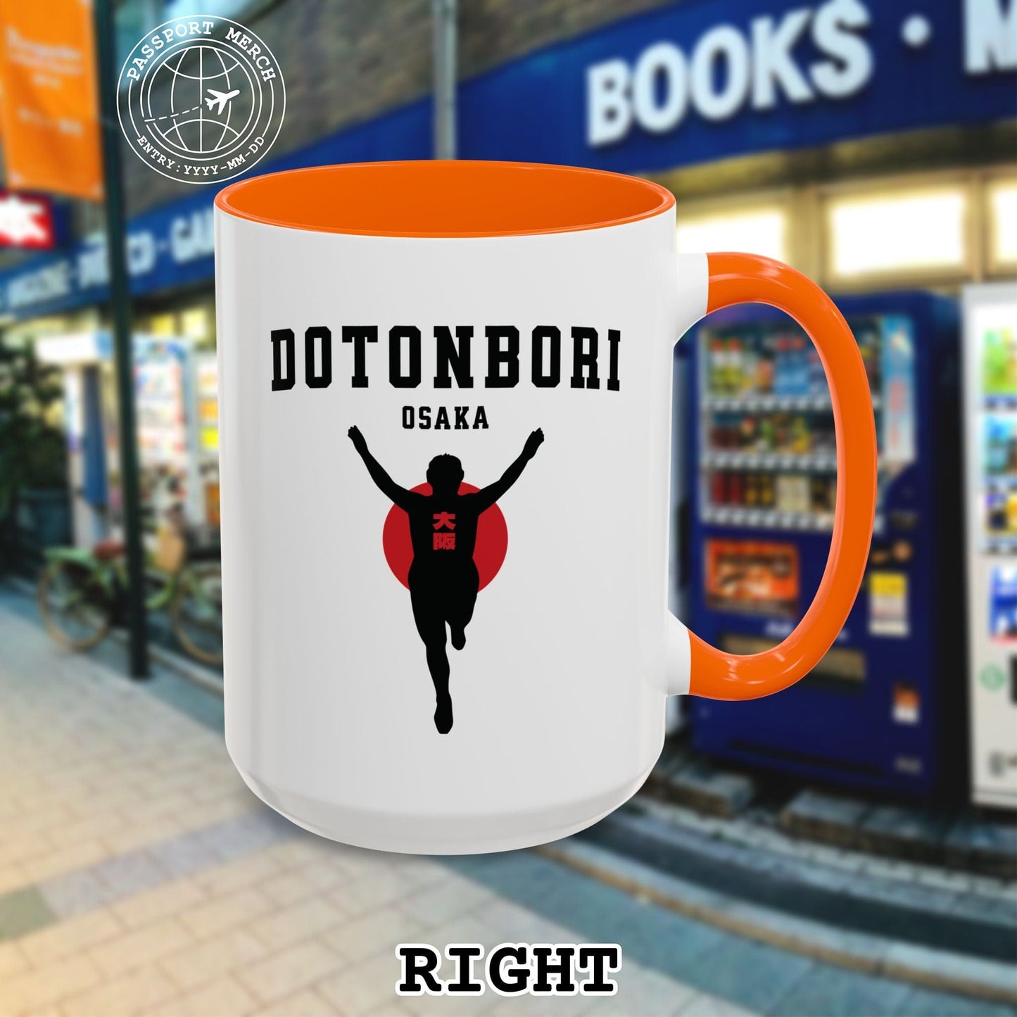 Signs of Wanderlust, Dotonbori, Osaka, Japan 15oz Mug