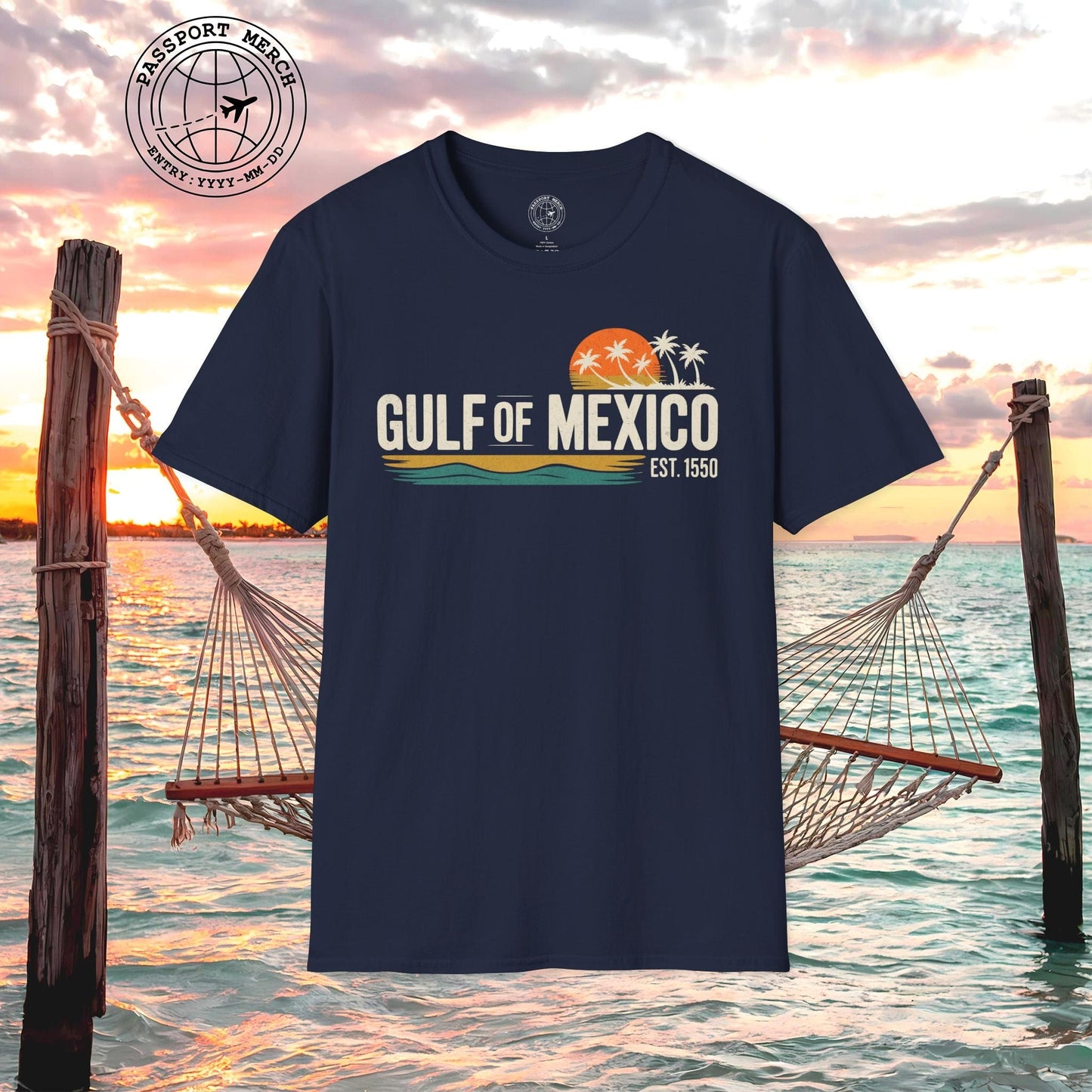Vintage Retro Gulf of Mexico T-Shirt