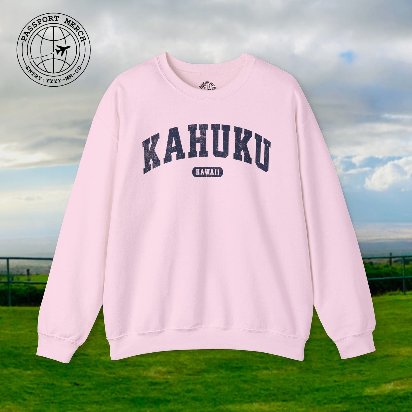 Classic Athletic, Kahuku, Hawaii (Fan Service) Crewneck