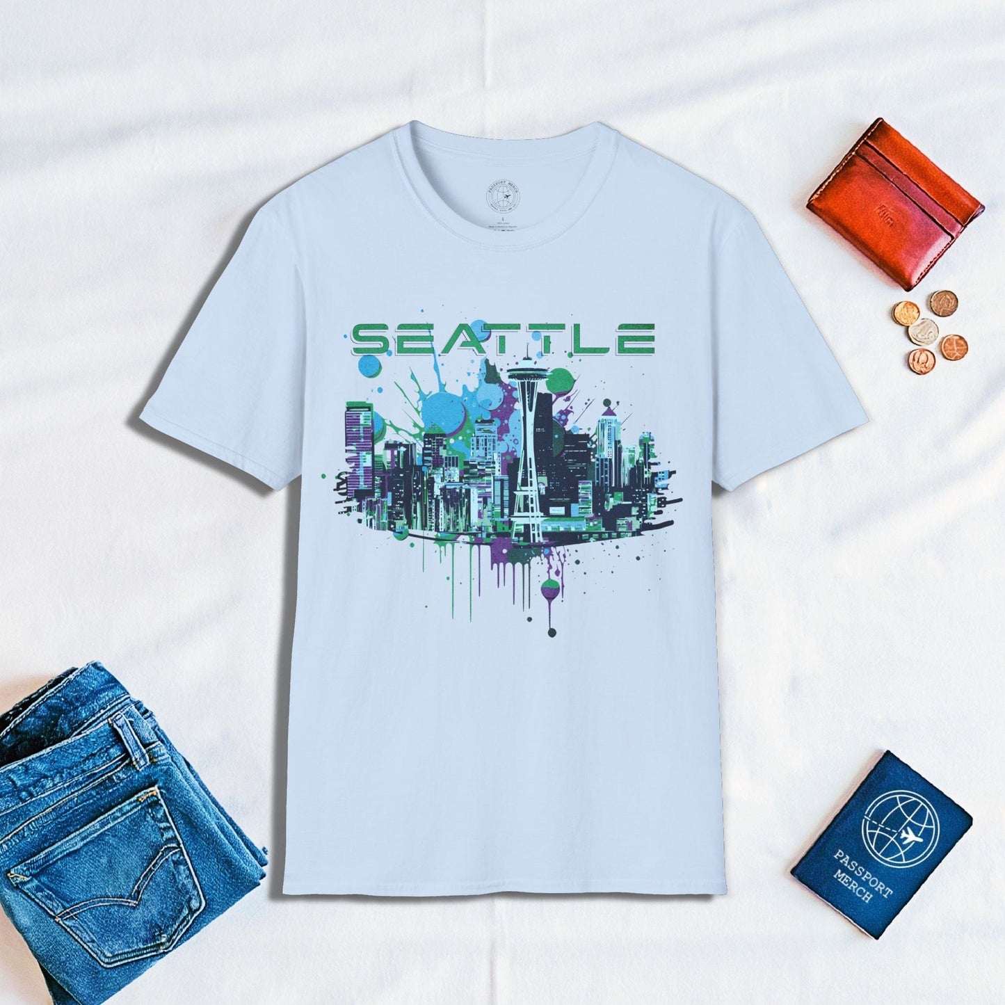 Abstract Space Needle, Seattle Washington T-Shirt