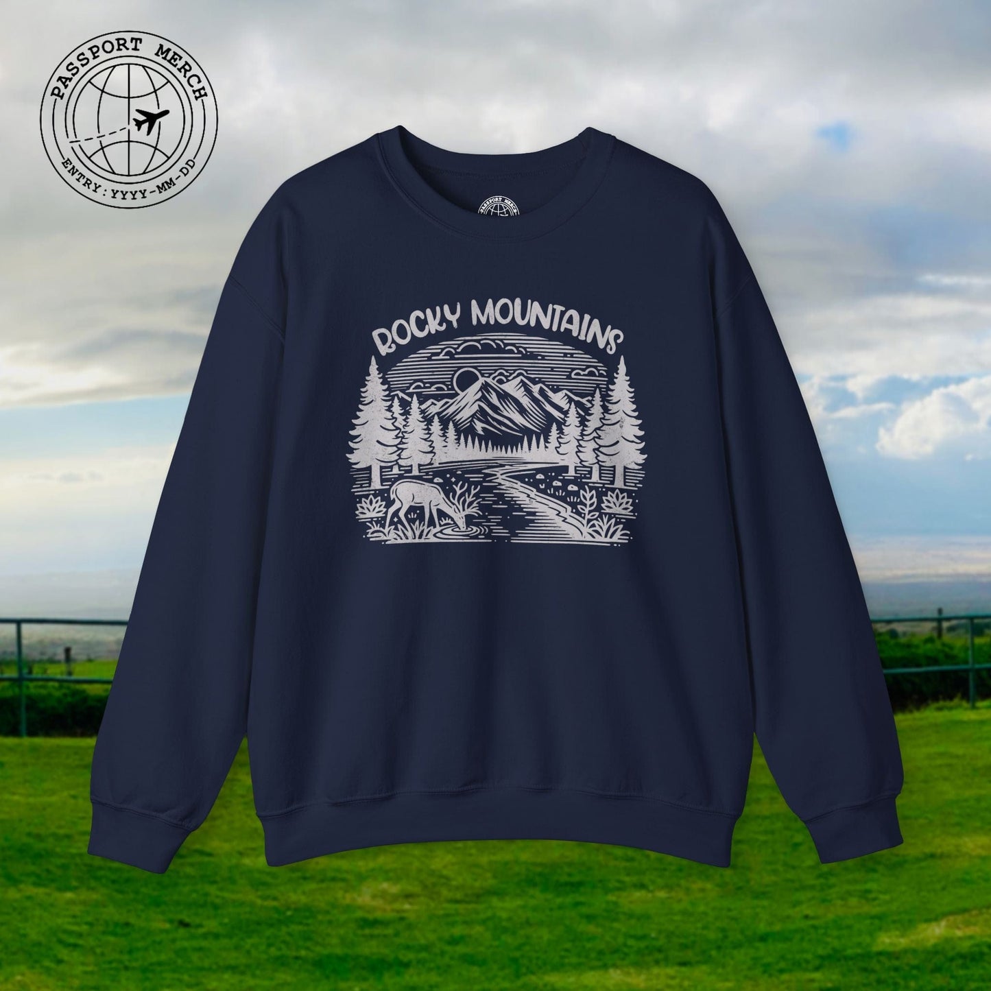 Rocky Mountain Explorer Colorado Crewneck