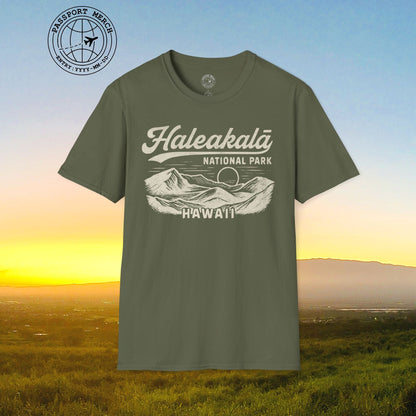 Haleakala National Park Vintage Monochrome, Hawaii T-Shirt