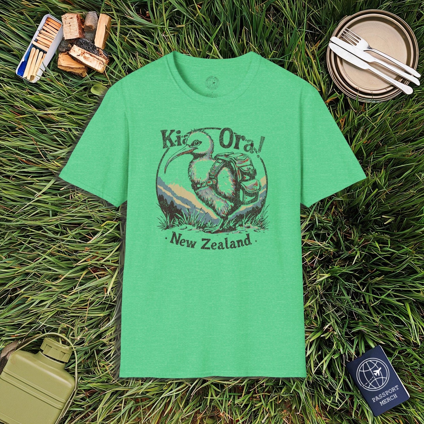 Kia Ora Kiwi, New Zealand T-Shirt