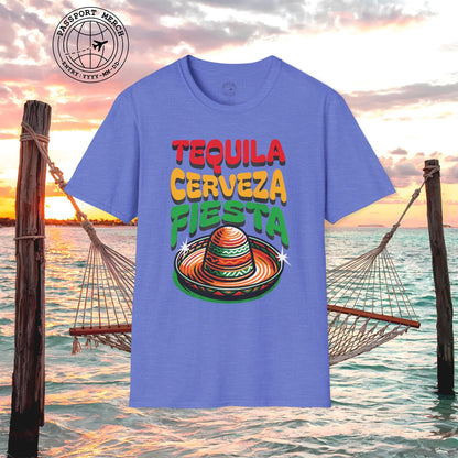 Tequila Cerveza Fiesta Mexico T-Shirt