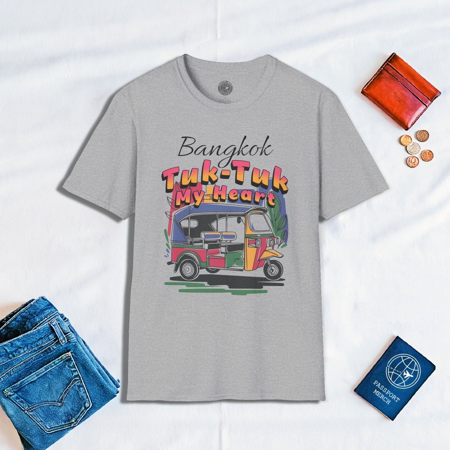 Bangkok Tuk-Tuk My Heart Thailand T-Shirt